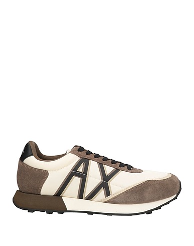 ARMANI EXCHANGE Sneakers Khaki Polyamide, Cow leather, Polyester, Polyurethane