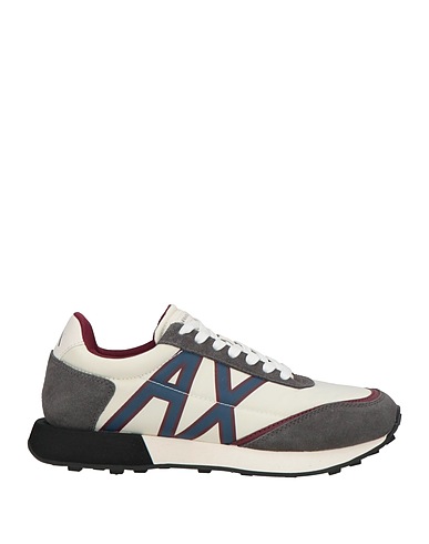 ARMANI EXCHANGE Sneakers Ivory Polyamide, Cow leather, Polyester, Polyurethane