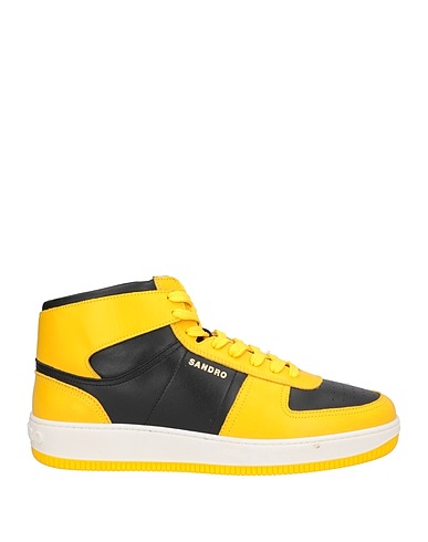 SANDRO Sneakers Yellow Leather