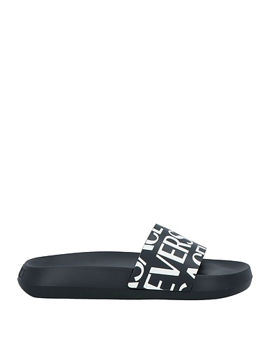 VERSACE Sandals Black Calfskin