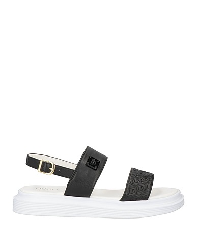 LIU •JO Sandali Nero Fibre tessili