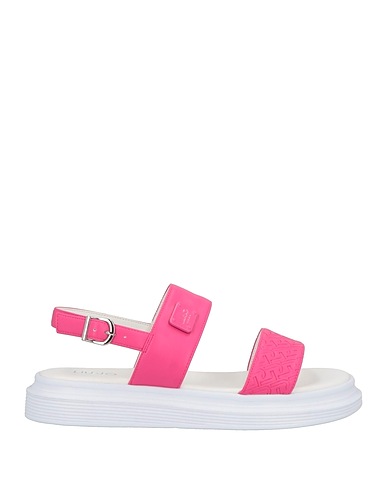 LIU •JO Sandals Fuchsia Textile fibres