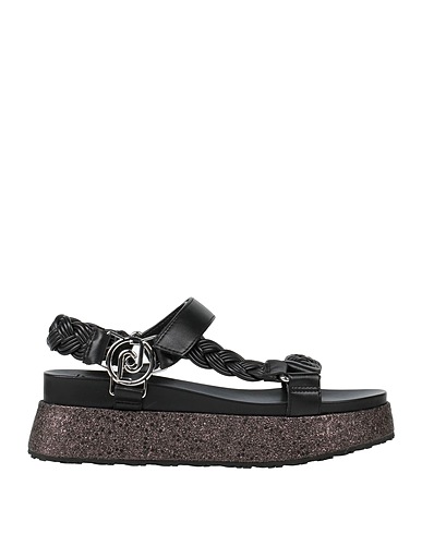 LIU •JO Sandals Black Textile fibres