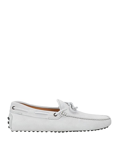 TOD'S Loafers Light grey Leather