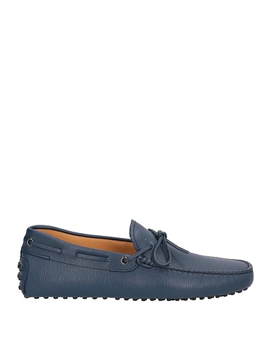 TOD'S Loafers Navy Leather