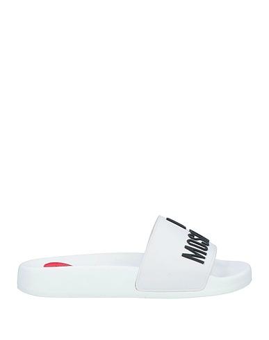 LOVE MOSCHINO Sandals White PVC - Polyvinyl chloride