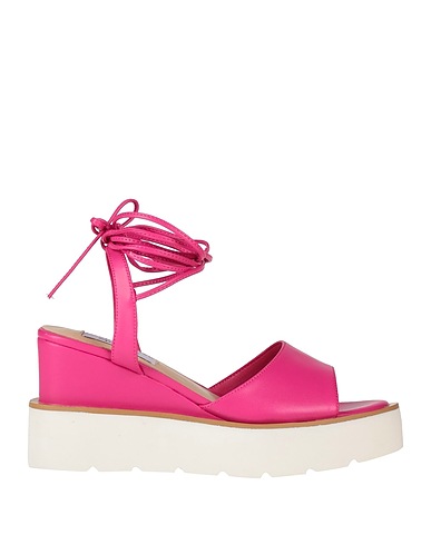 GAI MATTIOLO Sandals Magenta Leather