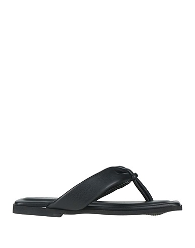 CHATULLE Flip flops Black Leather