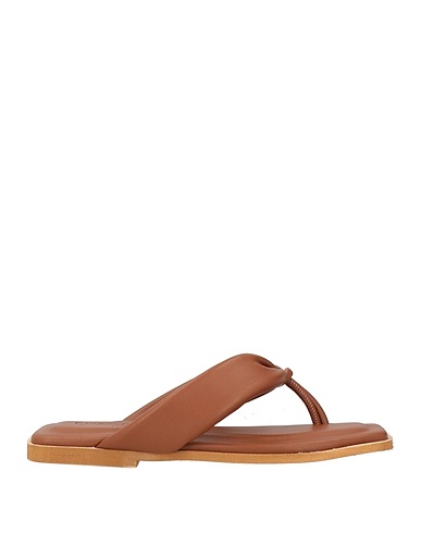 CHATULLE Flip flops Brown Leather