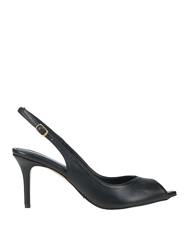 PAOLO MATTEI Sandals Black Leather