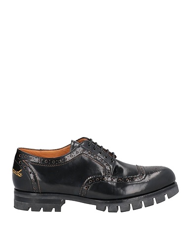 BARRACUDA Schnürschuhe Schwarz Leder
