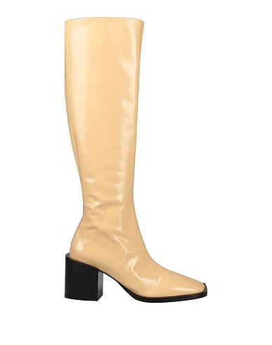 JIL SANDER Boots Ivory Leather