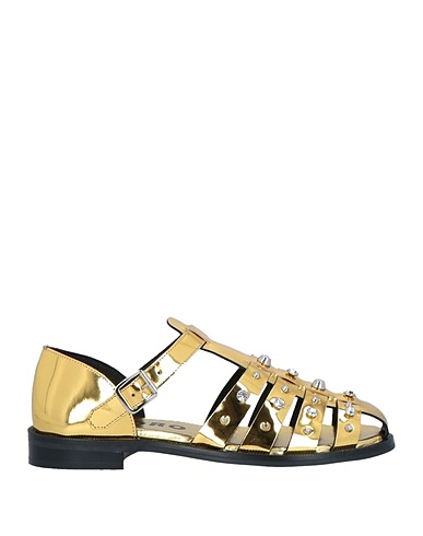 SANDRO Sandali Oro Pelle