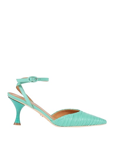 HALMANERA Pump Turquoise Leather