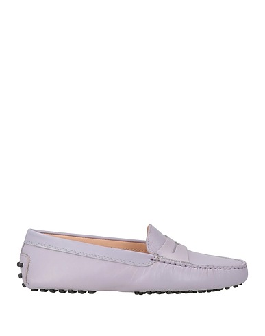 TOD'S Loafers Lilac Leather