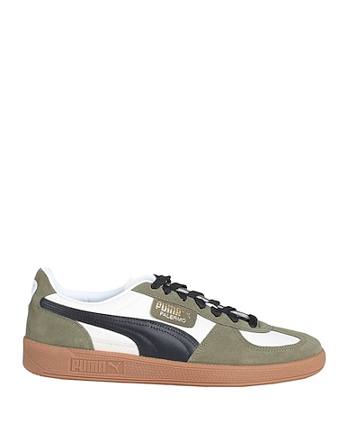 PUMA Sneakers Palermo OG Military green Textile fibers, Leather