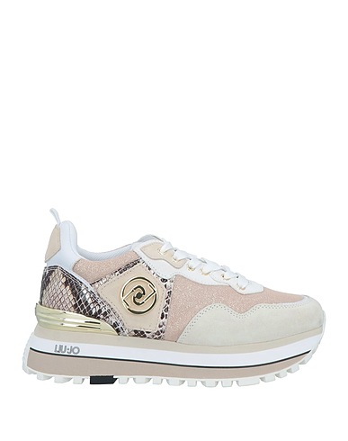 LIU •JO Sneakers Sand Leather, Textile fibres