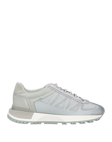 MAISON MARGIELA Sneakers Grey Leather, Textile fibres