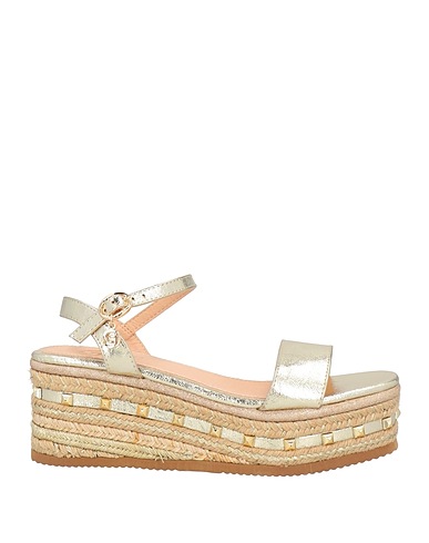 GOLD & GOLD Espadrilles Platinum Textile fibres