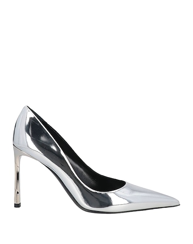 SERGIO ROSSI Pump Silver Leather