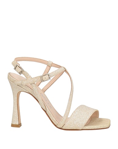 LELLA BALDI Sandals PLATINO Leather
