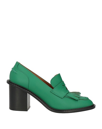 MAISON KITSUNÉ x ATP ATELIER Loafers Green Cowhide