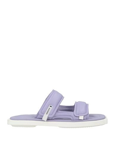 PREMIATA Sandals Lilac Leather, Textile fibers