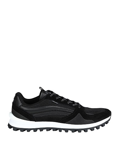 PS PAUL SMITH Sneakers Black 60% Polyester, 40% Cow leather