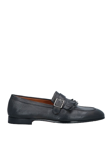 DOUCAL'S Loafers Charcoal Leather