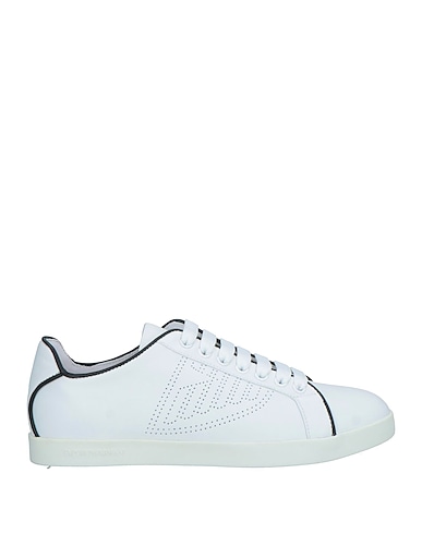 EMPORIO ARMANI Sneakers White Leather