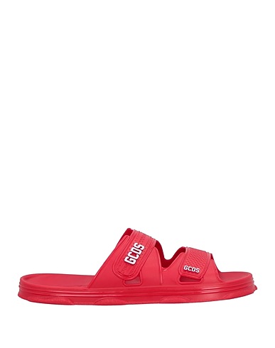 GCDS Sandals Red Rubber
