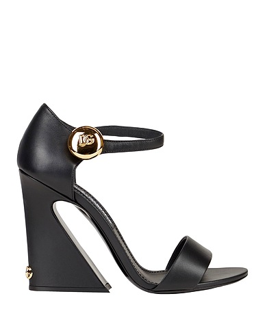 DOLCE&GABBANA Sandals Black Leather