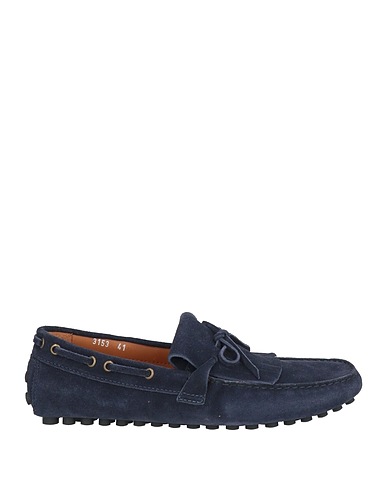 DOUCAL'S Mocassino Blu navy Pelle