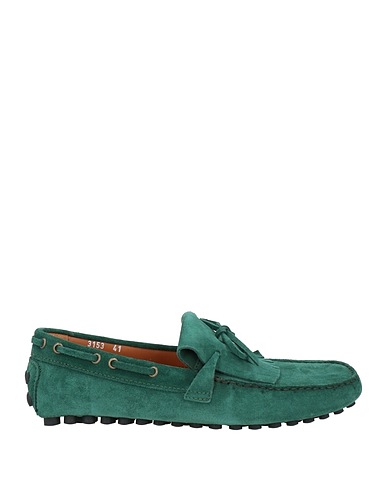 DOUCAL'S Loafers Green Leather
