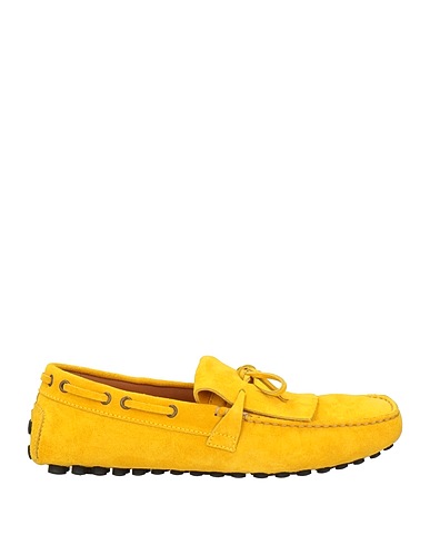 DOUCAL'S Loafers Yellow Leather