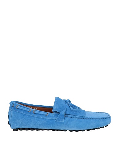 DOUCAL'S Mocassino Azzurro Pelle