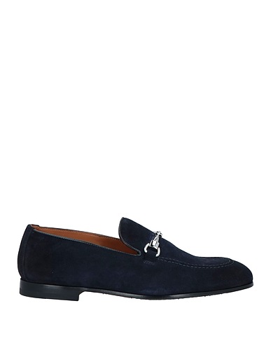 DOUCAL'S Loafers Navy blue Leather