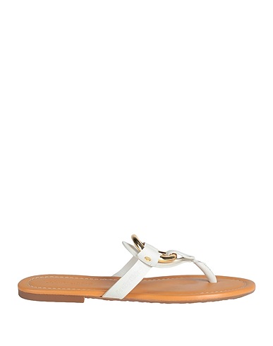 SEE BY CHLOÉ Flip flops Off white Leather