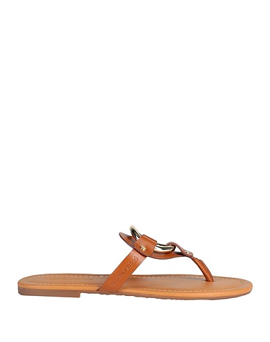 SEE BY CHLOÉ Flip flops Tan Leather