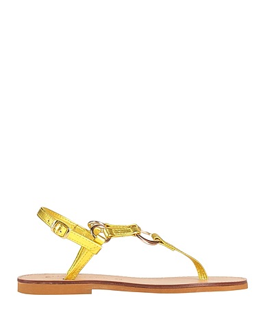 CHATULLE Flip flops Yellow Leather