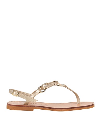 CHATULLE Flip flops Platinum Leather