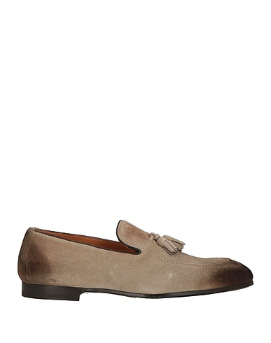 DOUCAL'S Loafers Grey Leather