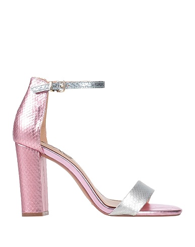 EXE' Sandalen Hellgrau Gewebefasern