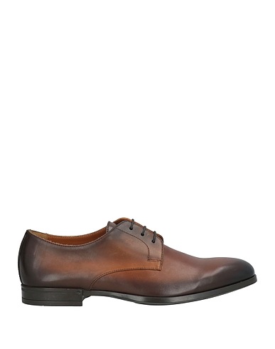DOUCAL'S Laced shoes Camel Leather