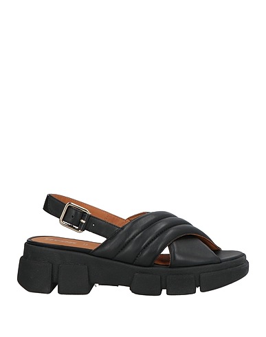 GEOX Sandalen Schwarz Leder