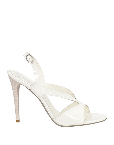 GIANCARLO PAOLI Sandals White Leather