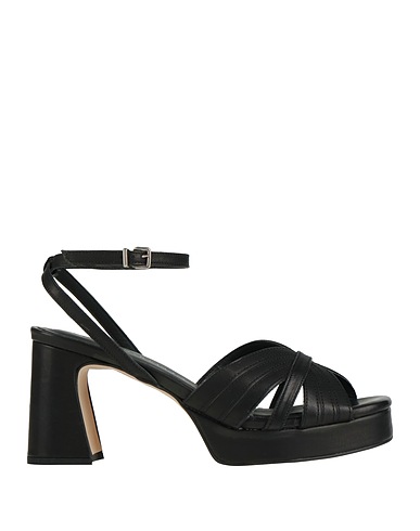 PEDRO MIRALLES Sandals Black Leather