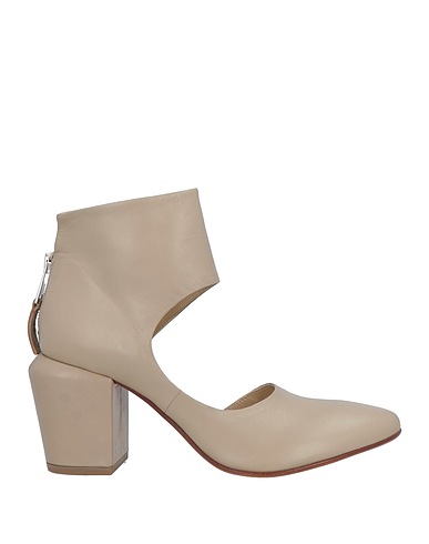 ELENA IACHI Ankle boot Beige Leather
