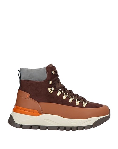 SANTONI Ankle boot Dark brown Leather