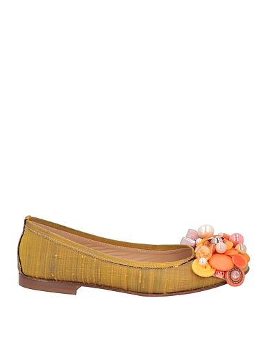 POKEMAOKE Ballet flats Marigold Textile fibres